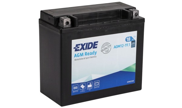 Exide AGM Ready AGM12-19.1 YTX20-BS Motorradbatterie 18Ah (DIN 82001)