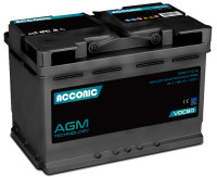 ACCONIC VDC80 Deep Cycle AGM 80Ah Batterie