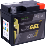 Intact GEL12-5L-BS Bike-Power GEL 4Ah Motorradbatterie (DIN 50412) YTX5L-BS