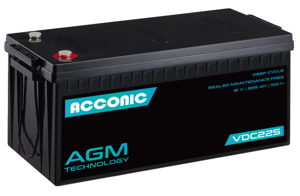 ACCONIC VDC225 Deep Cycle AGM 225Ah Batterie