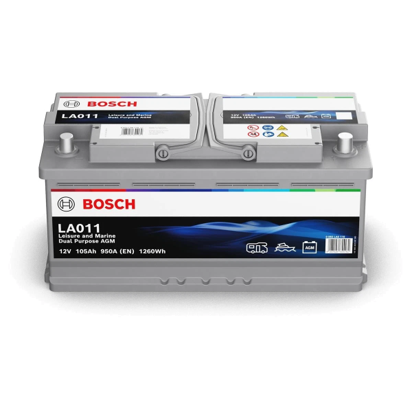 Bosch LA011 105Ah AGM Dual Batterie