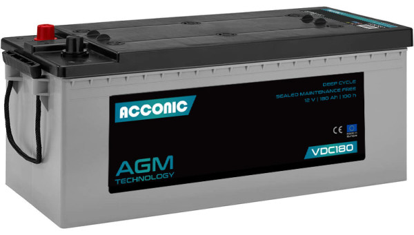 ACCONIC VDC180 Deep Cycle AGM 180Ah Batterie
