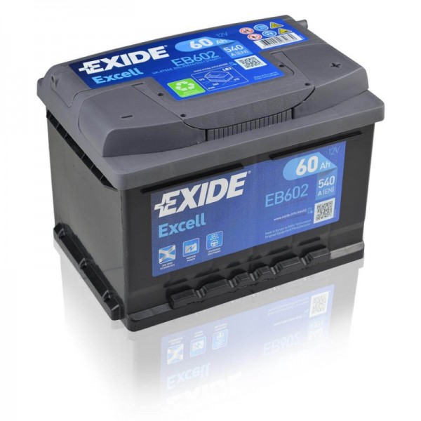 Exide EB602 Excell 60Ah Autobatterie 560 409 054