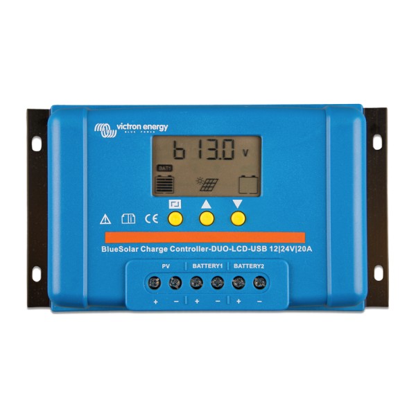 Victron Energy BlueSolar PWM DUO LCD&USB 12/24V-20A Solar Laderegler