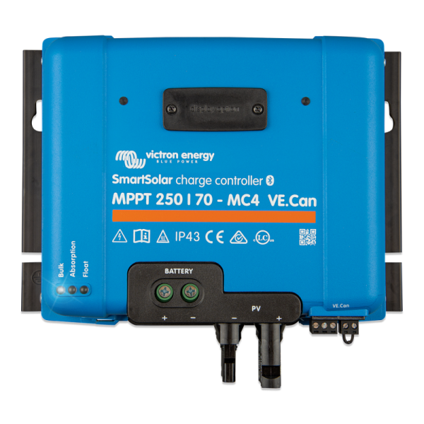 Victron SmartSolar MPPT 150/70-MC4 VE.Can Solar-Laderegler 12/24/36/48 V Batterie
