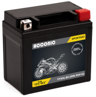 ACCONIC Sportivo GEL YTX5L-BS Motorradbatterie 5Ah 12V (DIN 50412)