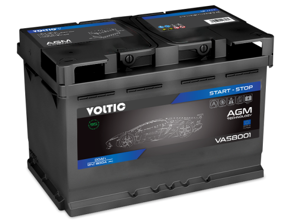 VOLTIC VA58001 START-STOP AGM 80Ah Autobatterie 580 901 080