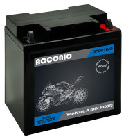 ACCONIC Sportivo AGM Y60-N30L-A Motorradbatterie 30 Ah 12V (DIN 53030)