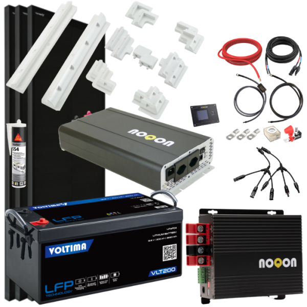 Wohnmobil Komplett-Set LARGE - mit Lithium Batterie