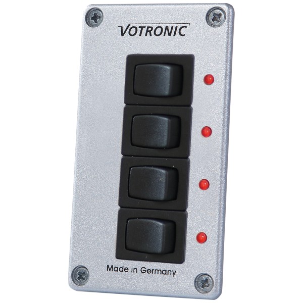 Votronic 1288 Schalter-Panel 4S 12/24