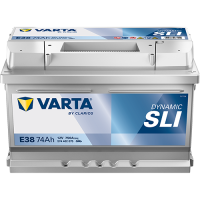 Varta E38 Dynamic SLI 574 402 075 Autobatterie 74Ah (Silver Dynamic)