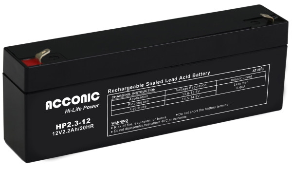 Acconic HP2.3-12 Hi-Life Power AGM 12V 2.3Ah Bleiakku