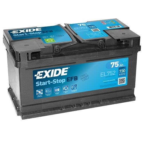 Exide EA754 Premium 75Ah Autobatterie 570 412 063