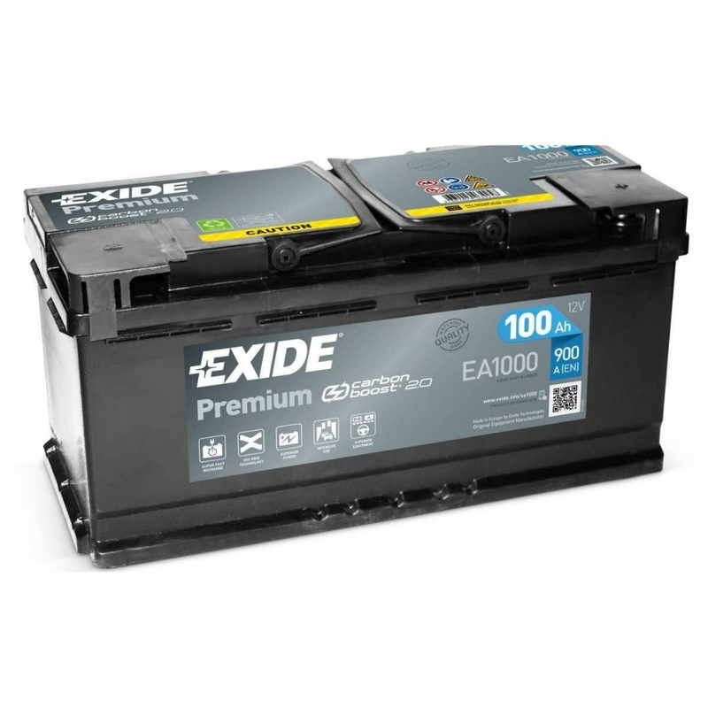 Exide ES900 Equipment Gel Versorgungs Batterie 12V 80Ah 900Wh in