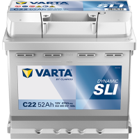 Varta C22 Dynamic SLI 552 400 047 Autobatterie 52Ah (Blue Dynamic)