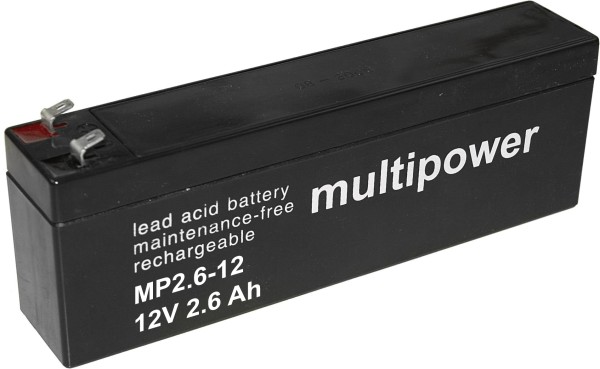 Multipower MP2,6-12 2,6Ah USV-Batterie