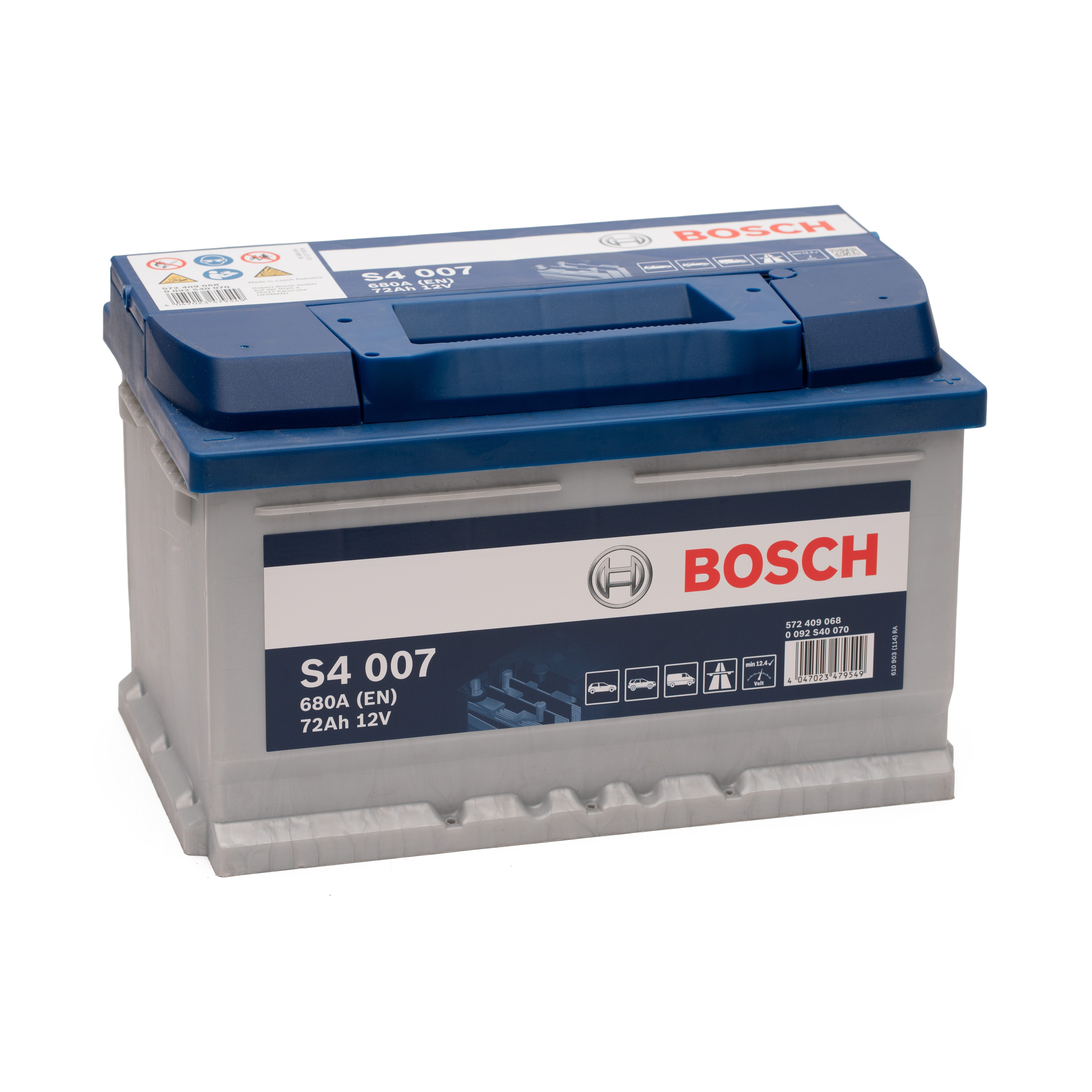 Bosch 572 409 068 - Bosch S4 12V 72Ah (0 092 S40 070) - Bosch