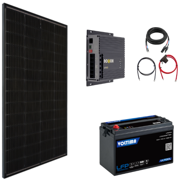 Solaranlage Basic-Set MEDIUM - mit Lithium Batterie