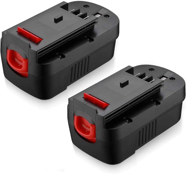 Acconic Werkzeug Akku für Black & Decker Firestorm A18, A1718 HPB18 18V 3.0Ah (2er Pack)