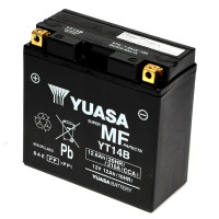 Yuasa YT14B AGM Motorradbatterie 12Ah 12V (DIN 51201)