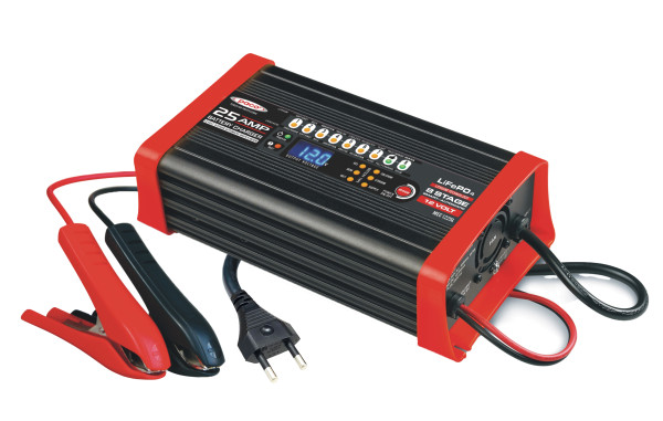 PACO MEC1225L 25A/12V Nass, AGM, Gel & LiFePO4 Batterieladegerät