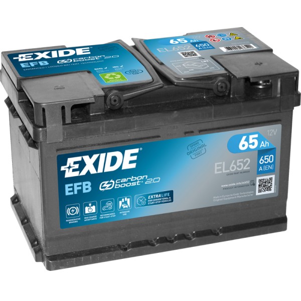 Exide EL652 EFB Autobatterie 65Ah 565 500 065