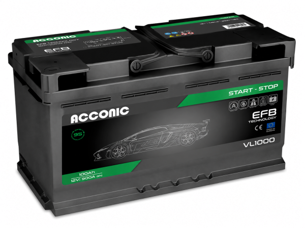 ACCONIC VL1000 START-STOP EFB 100Ah Autobatterie 595 500 085