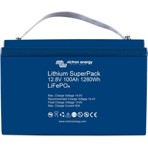 Victron Energy Lithium SuperPack 12.8V/100Ah LiFePO4 Batterie