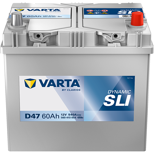 Varta D47 Dynamic SLI 560 410 054 Autobatterie 60Ah (Blue Dynamic)