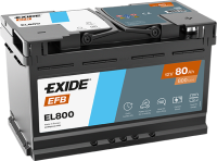 Exide EL800 EFB Autobatterie 80Ah 580 500 080