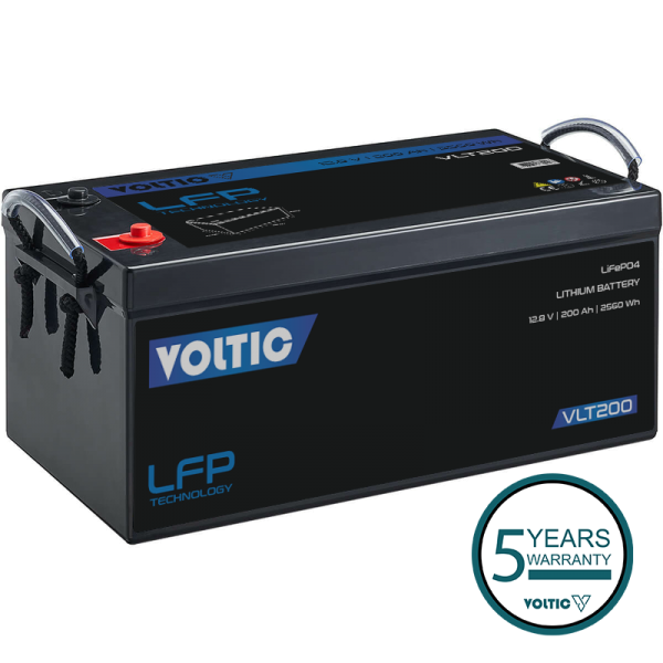 VOLTIC VLT200 12V LiFePO4 Lithium Versorgungsbatterie 200Ah