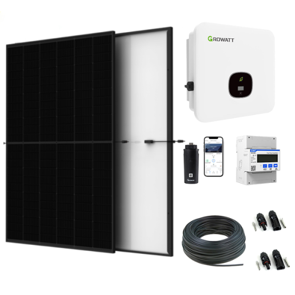 Solaranlage 6,23 kWp Set - mit Growatt MOD 5000TL3-XH BP Wechselrichter - ohne Speicher