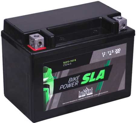 Intact SLA12-14Z-S Bike-Power SLA 11,5Ah Motorradbatterie (DIN 51101) YTZ14S, YTZ14-S