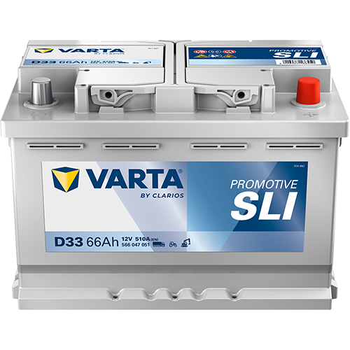 VARTA D33 ProMotive Heavy Duty 566 047 051 LKW-Batterie 66Ah