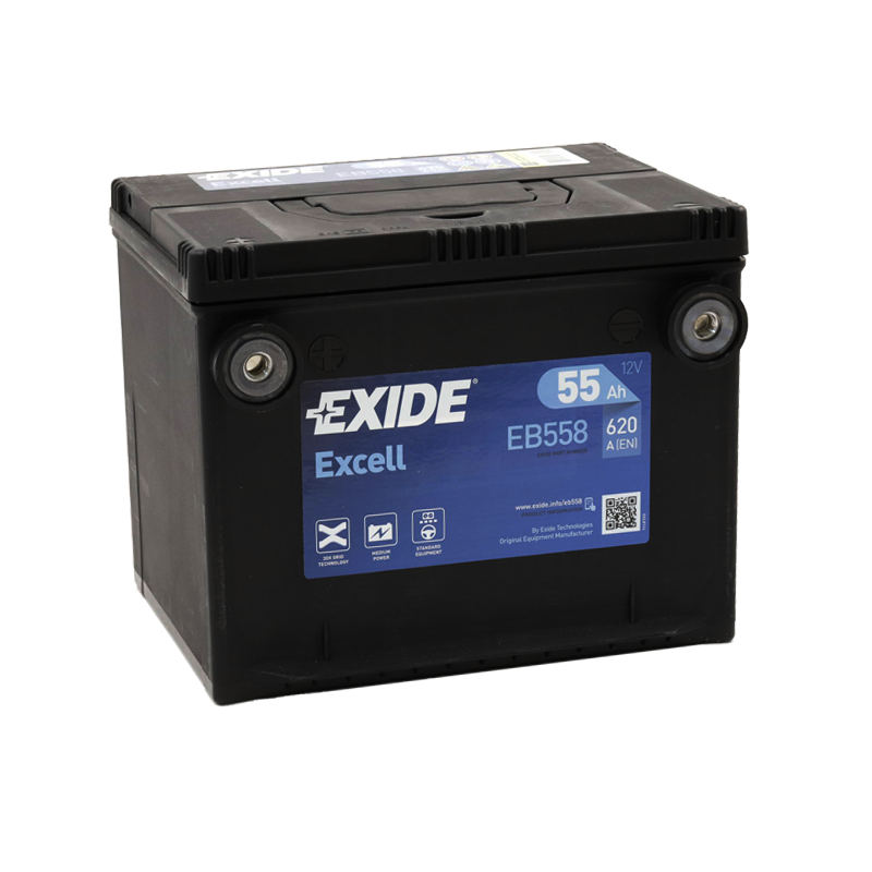 Exide EB558 Excell 55Ah Autobatterie US Cars