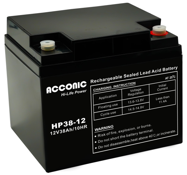 Acconic HP38-12 Hi-Life Power AGM 12V 38Ah Bleiakku