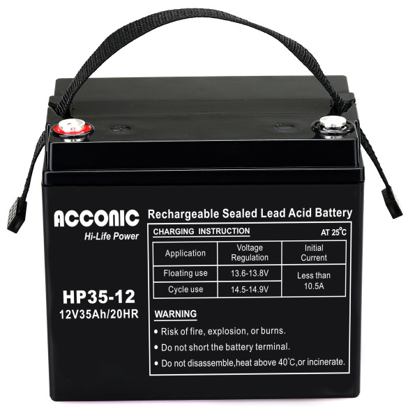 Acconic HP35-12 Hi-Life Power AGM 12V 35Ah Bleiakku