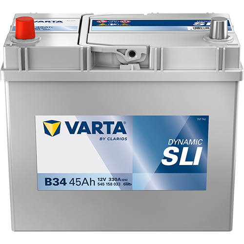 Varta B34 Dynamic SLI 545 158 033 Autobatterie 45Ah (Blue Dynamic)