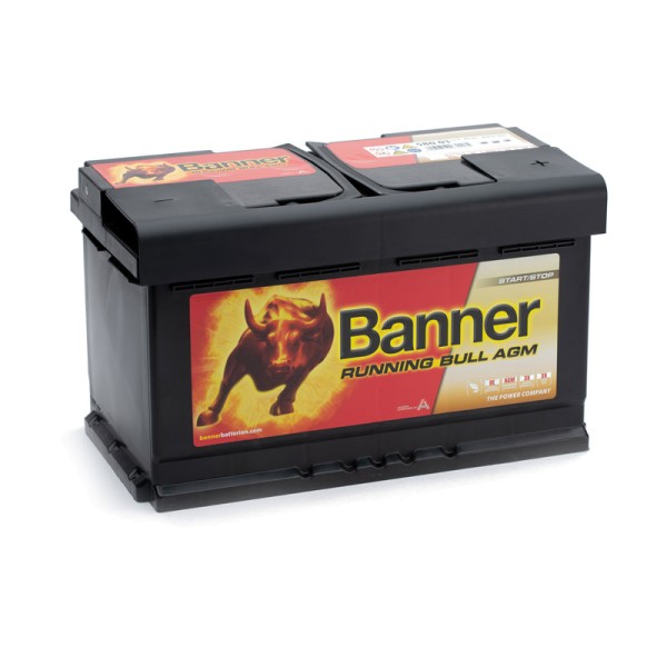 Banner 58001 Running Bull AGM 80Ah Autobatterie 580 901 080