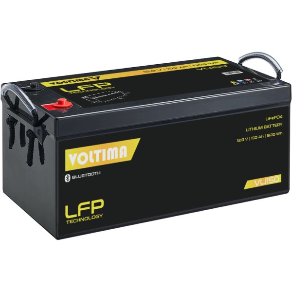 VOLTIMA VLI150L 12V LiFePO4 Lithium Versorgungsbatterie 150Ah mit App