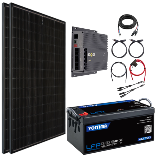 Solaranlage Basic-Set LARGE - mit Lithium Batterie