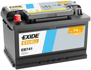 Exide EB741 Excell 74Ah Autobatterie 574 013 068