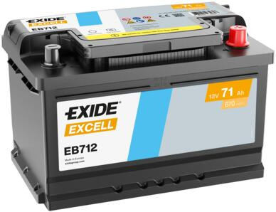 Exide EB712 Excell 71Ah Autobatterie 572 409 068