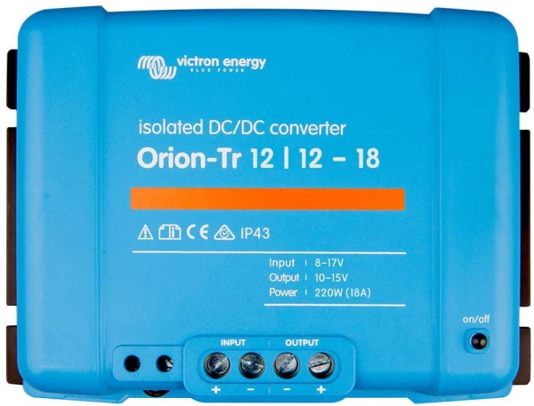 Victron Orion-Tr 12/12-18A (220W) DC-DC Wandler Konverter isoliert