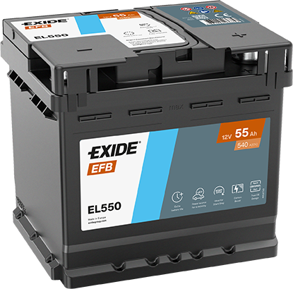 Exide EL550 EFB Autobatterie 55Ah 550 500 055