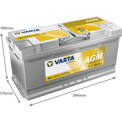 VARTA SILVER Dyamic AGM 輸入車用 570 901 076 VARTA SILVER DYNAMIC AGM 570 901 076 価格比較 - 価格.com