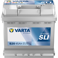 Varta B20 Dynamic SLI 545 413 040 Autobatterie 45Ah (Black Dynamic)