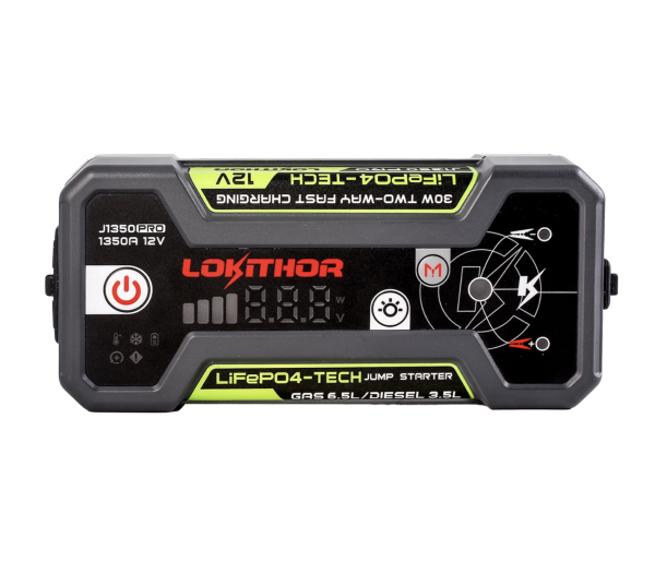 LOKITHOR J1350 Pro 12V LIFEPO4 Jump Starter 1350 Amps