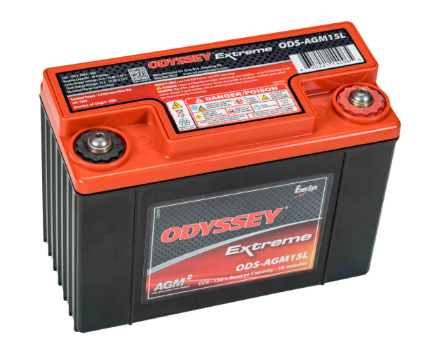 EnerSys ODS-AGM15L (PC545) Odyssey 13Ah Motorradbatterie (DIN 81500)