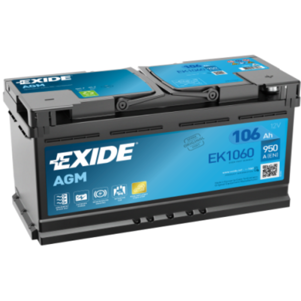 Exide EK1060 AGM 106Ah Autobatterie 605 901 095